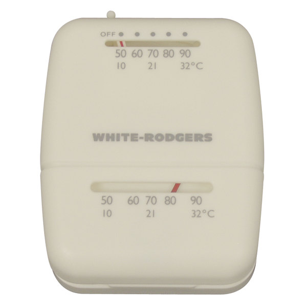 White-Rodgers White-Rodgers 1C20101S1 White Rodgers Heating Thermostat - White 1C20101S1